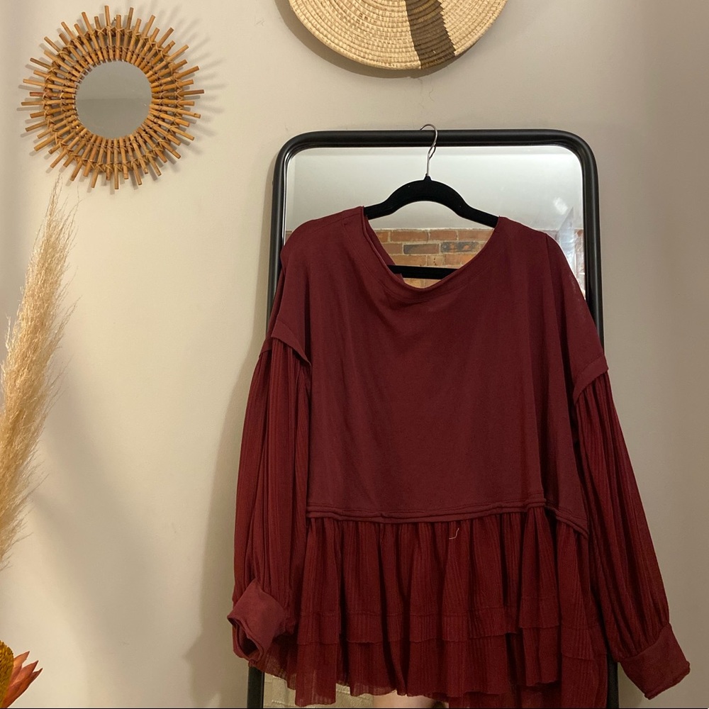 Free People Flowy Longsleeve